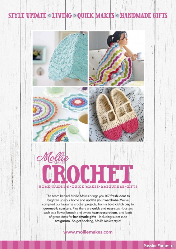 Вязаные проекты в журнале &laquo;Mollie Makes - Crochet 2026&raquo;