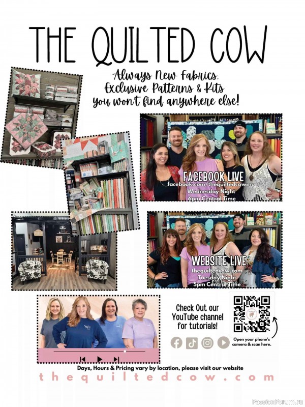 Коллекция проектов для рукодельниц в журнале «American Patchwork & Quilting №198 2025»