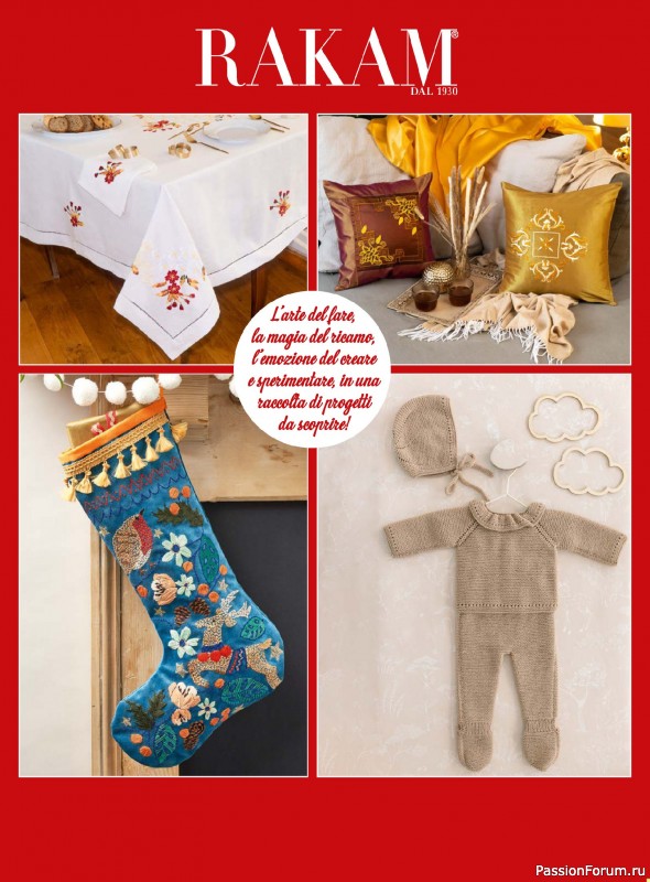 Коллекция проектов для рукодельниц в журнале «Rakam - Dicembre 2025 - Gennaio 2026»