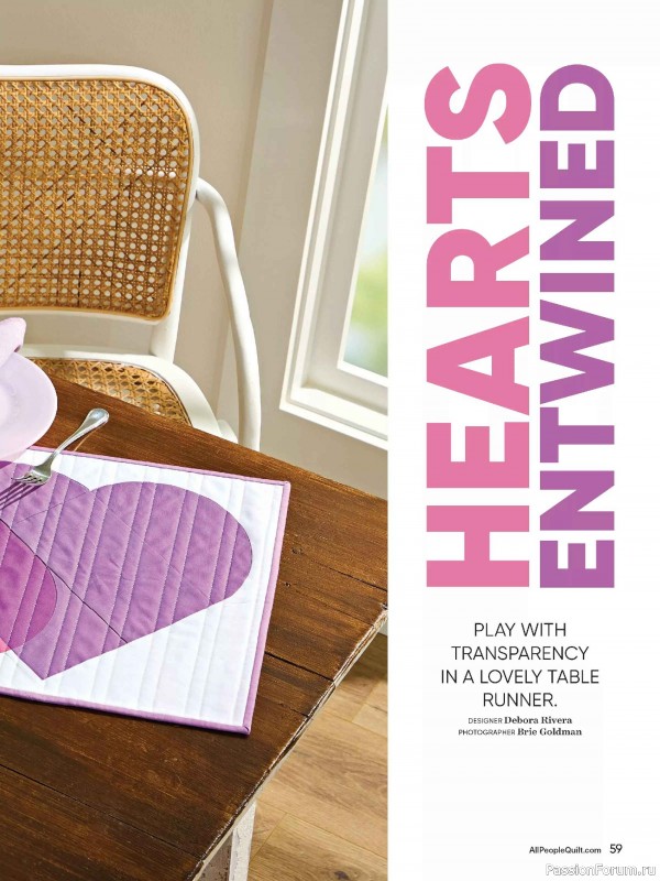 Коллекция проектов для рукодельниц в журнале «American Patchwork & Quilting №198 2025»