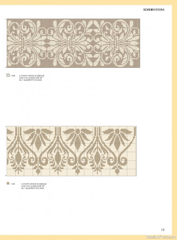 Коллекция вышивки в журнале &laquo;Mani di Fata - A Punto Croce - Marzo 2026&raquo;