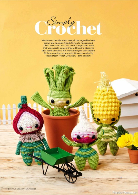 Вязаные проекты крючком в журнале «Simply Crochet №134 2023»