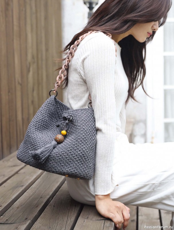 Вязаные проекты в книге «My Own Hand Knitted Bags and Accessories»