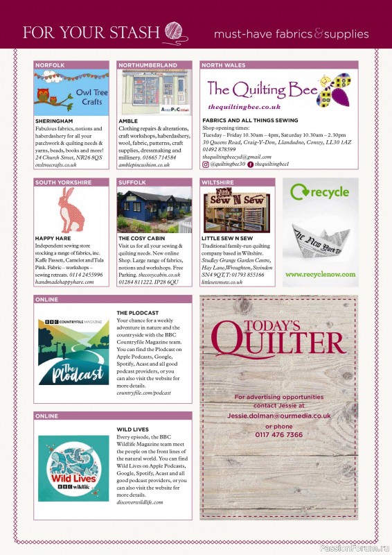 Коллекция проектов для рукодельниц в журнале &laquo;Todays Quilter №141 2026&raquo;