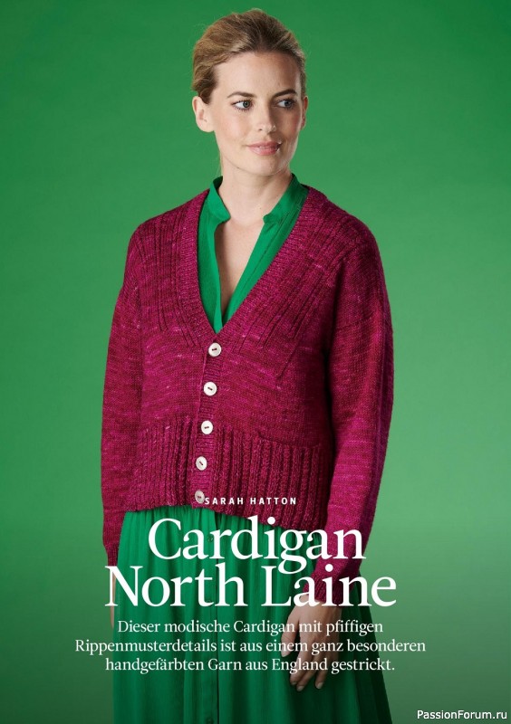 Вязаные модели крючком в журнале «The Knitter Germany №61 2022 »