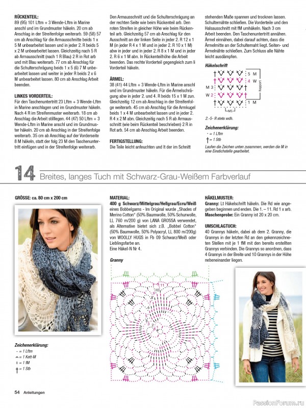 Вязаные модели в журнале «Maschentrends №1 2026 - Hakeltrends»