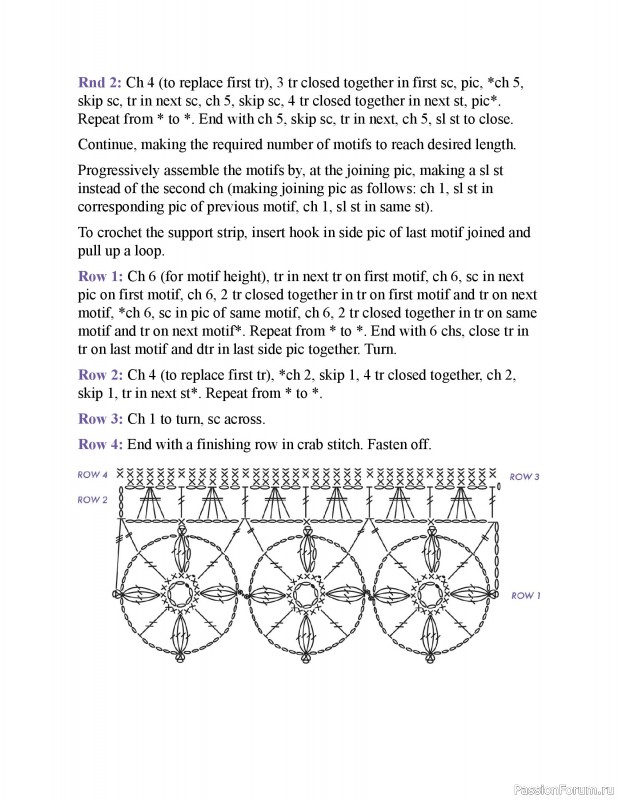 Вязаные проекты в книге &laquo;150 Crochet Borders&raquo;. Часть 1