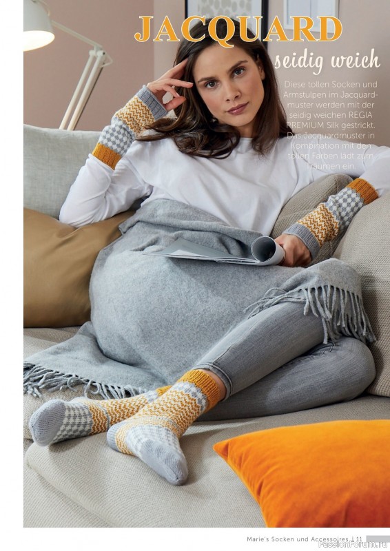 Вязаные проекты в журнале « Marie's Socken & Accessoires №2 2022»