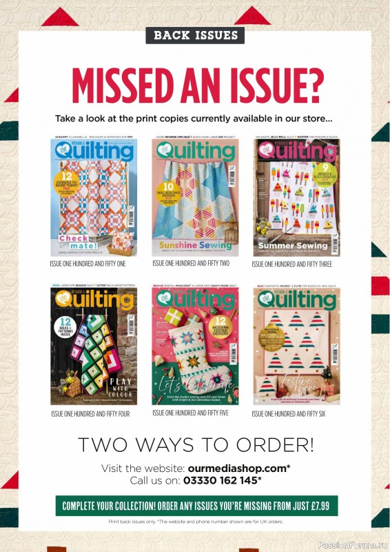 Коллекция проектов для рукодельниц в журнале «Love Patchwork & Quilting №157 2025»