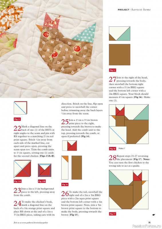 Коллекция проектов для рукодельниц в журнале «Todays Quilter №131 2025»