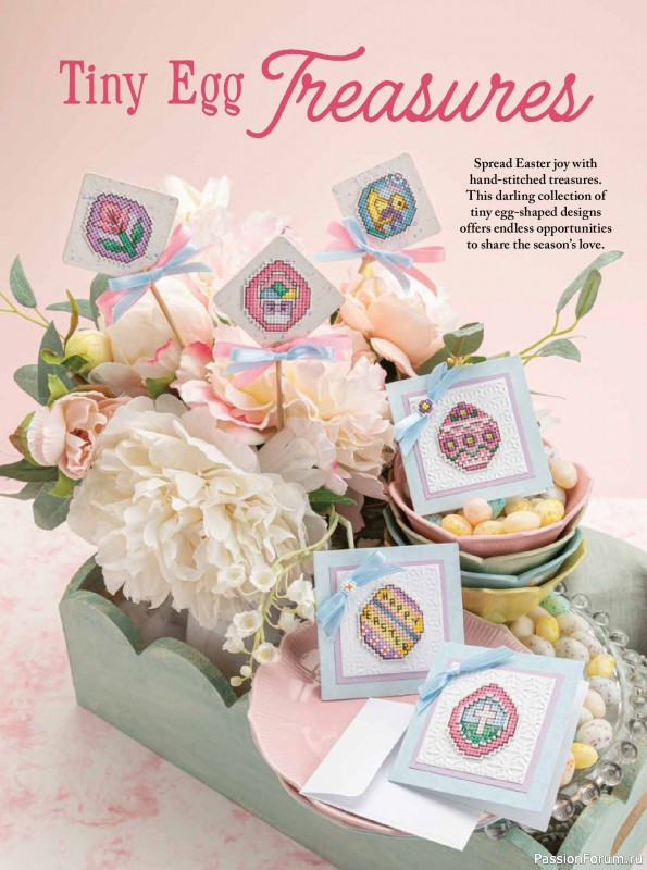 Коллекция вышивки в журнале &laquo;Just CrossStitch - Spring 2026&raquo;