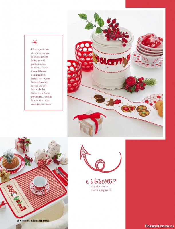 Коллекция проектов для рукодельниц в журнале «Mani di Fata Speciale Punto Croce - Natale 2025»