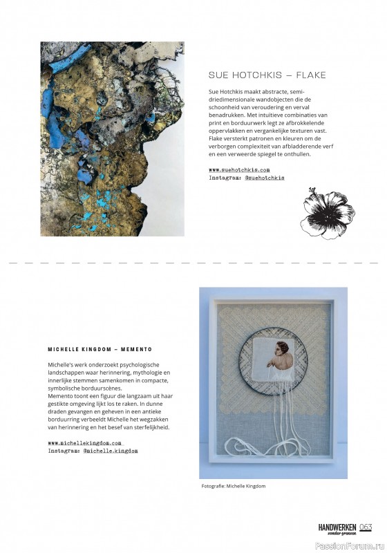Коллекция проектов для рукодельниц в журнале «Handwerken Zonder Grenzen №252 2025»