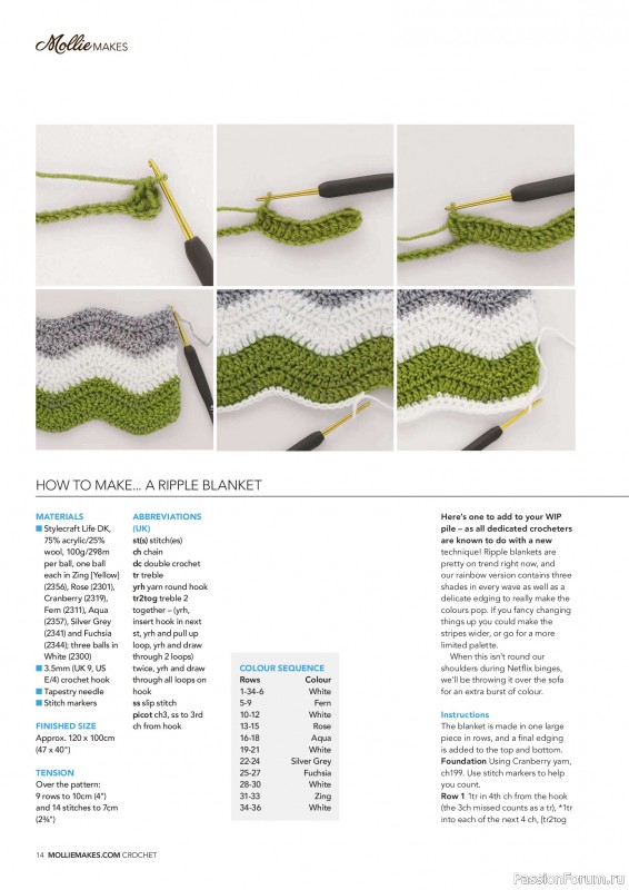 Вязаные проекты в журнале &laquo;Mollie Makes - Crochet 2026&raquo;