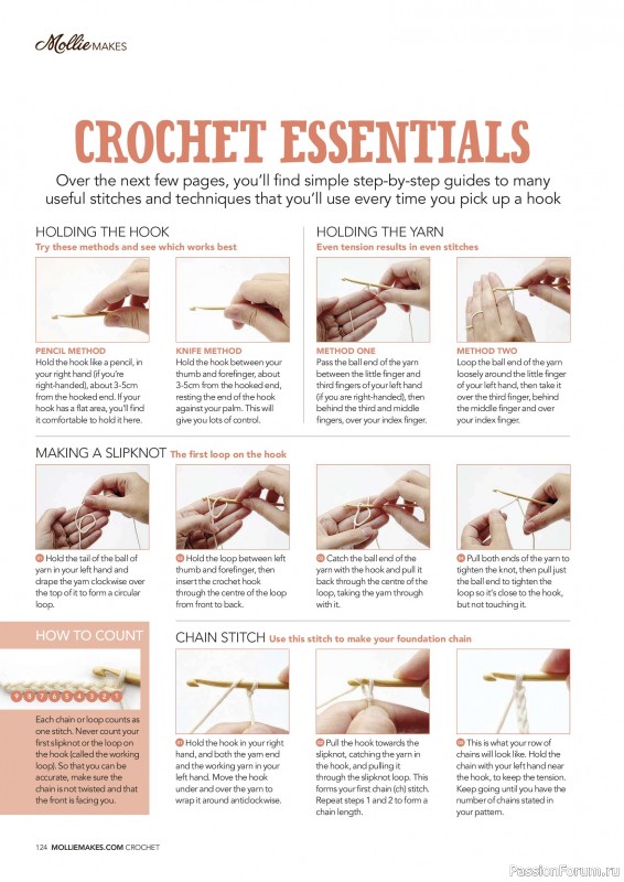 Вязаные проекты в журнале &laquo;Mollie Makes - Crochet 2026&raquo;