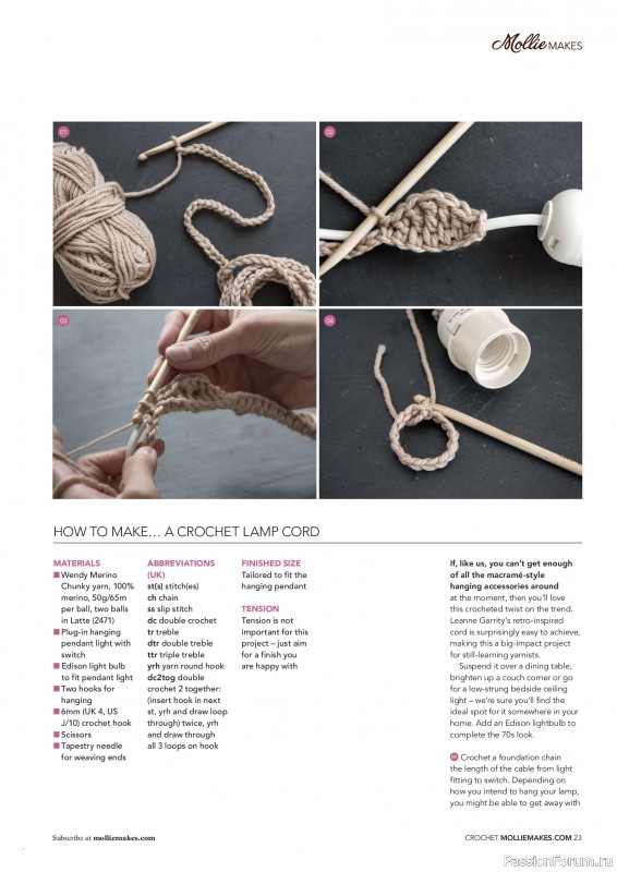 Вязаные проекты в журнале &laquo;Mollie Makes - Crochet 2026&raquo;