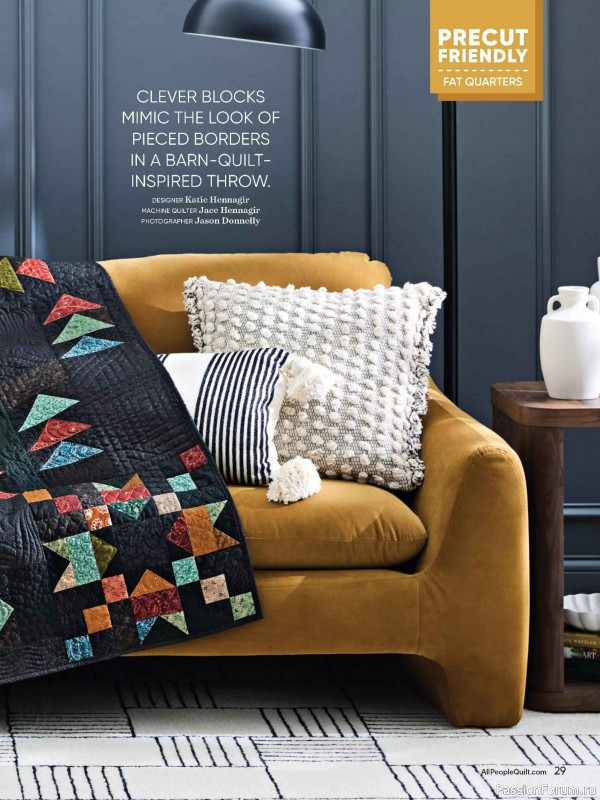 Коллекция проектов для рукодельниц в журнале «American Patchwork & Quilting №198 2025»