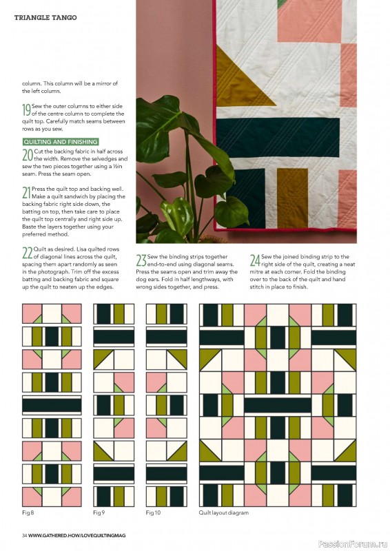 Коллекция проектов для рукодельниц в журнале «Love Patchwork & Quilting №145 2024»