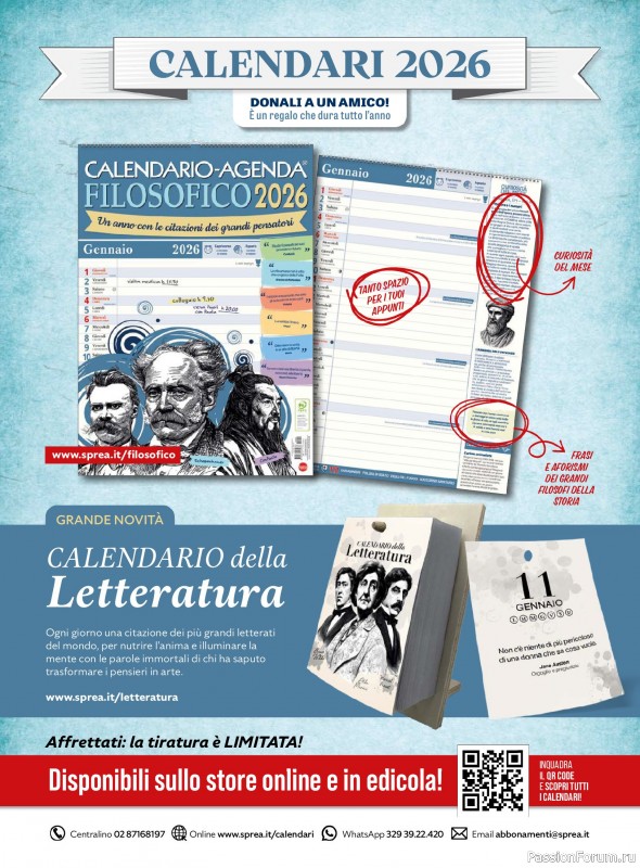 Коллекция проектов для рукодельниц в журнале «Rakam - Dicembre 2025 - Gennaio 2026»