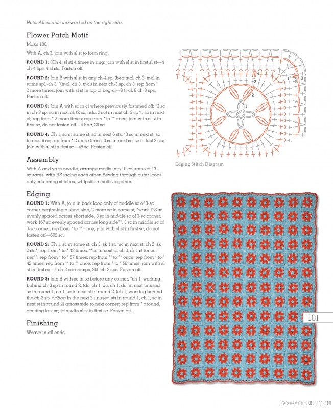 Вязаные проекты в книге «Go Crochet! Afghan Design Workshop».