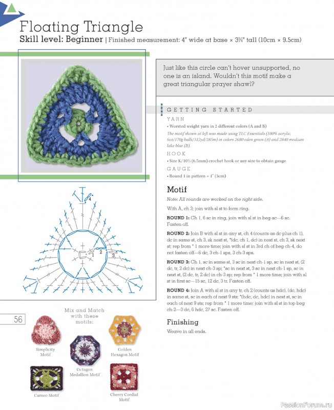 Вязаные проекты в книге «Go Crochet! Afghan Design Workshop».