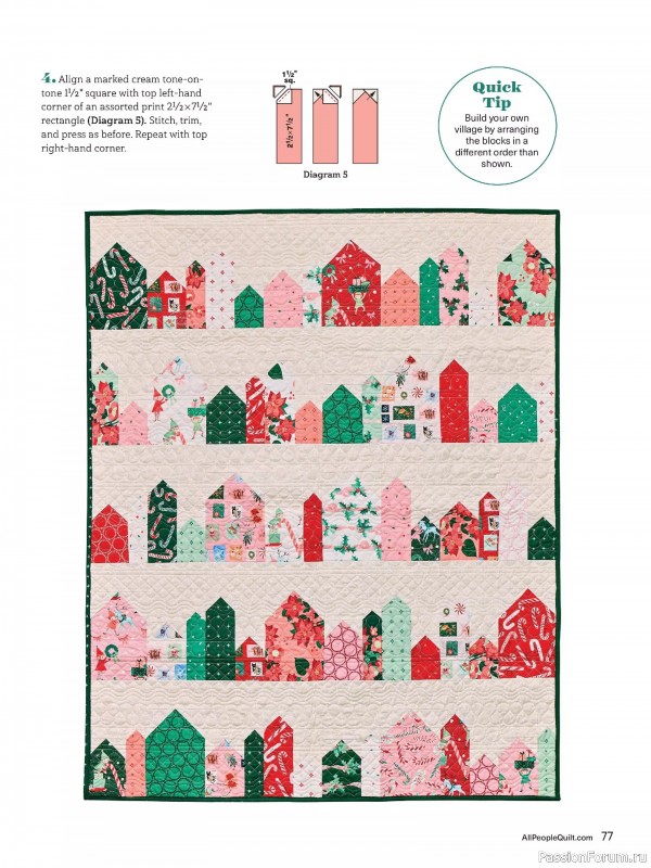 Коллекция проектов для рукодельниц в журнале «American Patchwork & Quilting №197 2025»