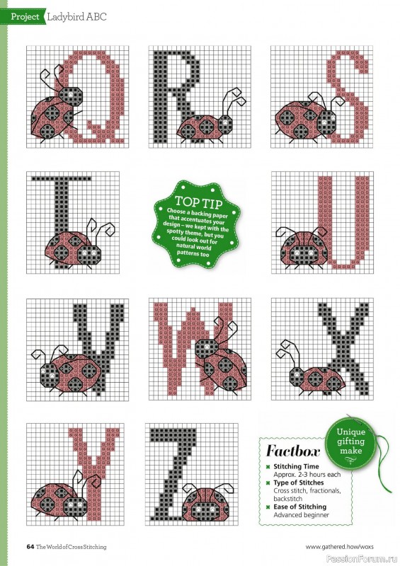 Коллекция вышивки в журнале «The World of Cross Stitching №360 2025»
