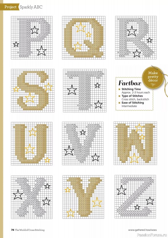 Коллекция вышивки в журнале «The World of Cross Stitching №364 2025»
