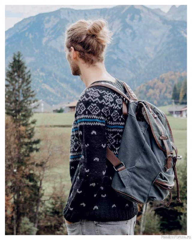 Вязаные проекты в книге «Top-Down Colorwork Knit Sweaters and Accessories». Продолжение