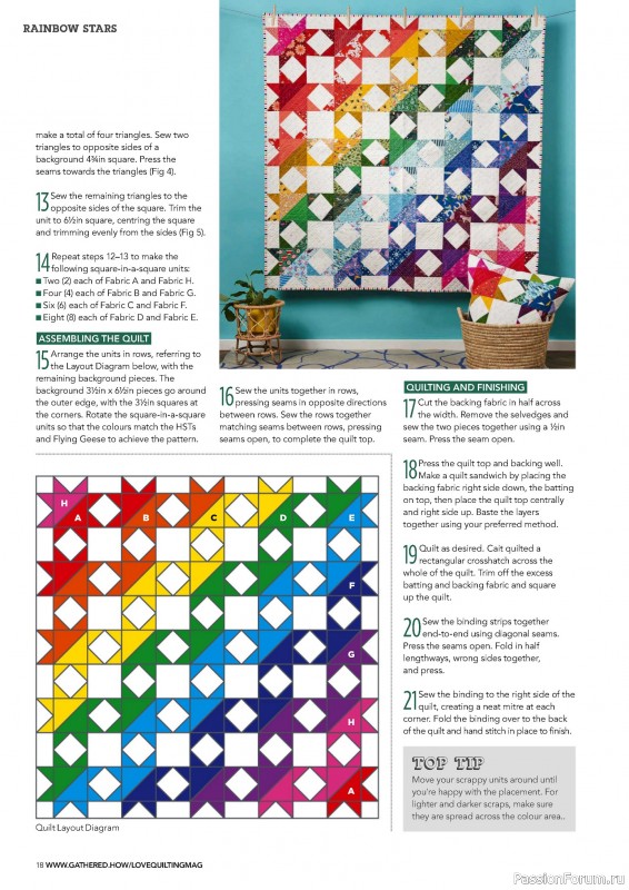 Коллекция проектов для рукодельниц в журнале «Love Patchwork & Quilting №146 2025»