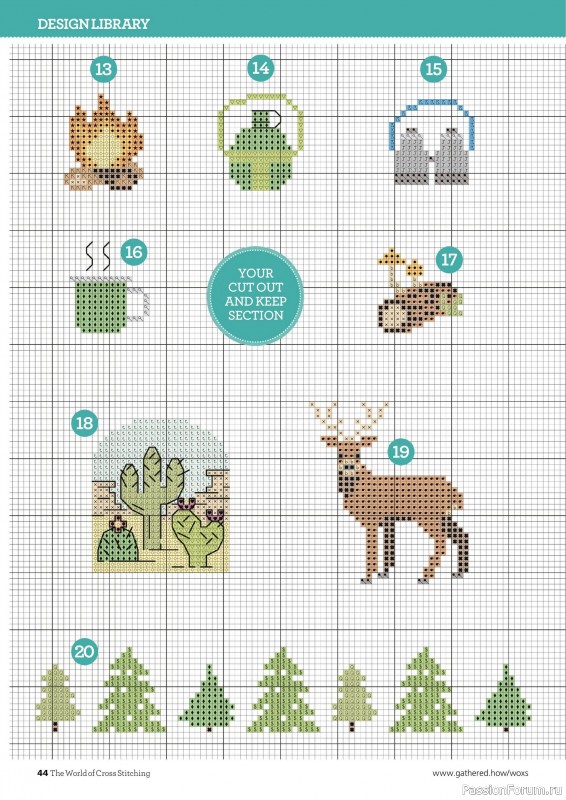 Коллекция вышивки в журнале «The World of Cross Stitching №360 2025»