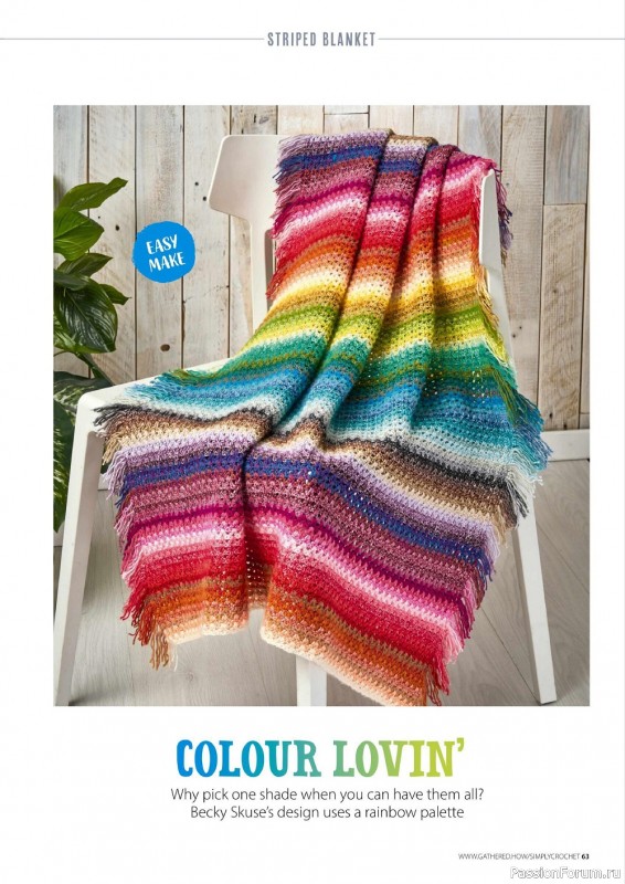 Вязаные модели крючком в журнале «Simply Crochet №120 2022»