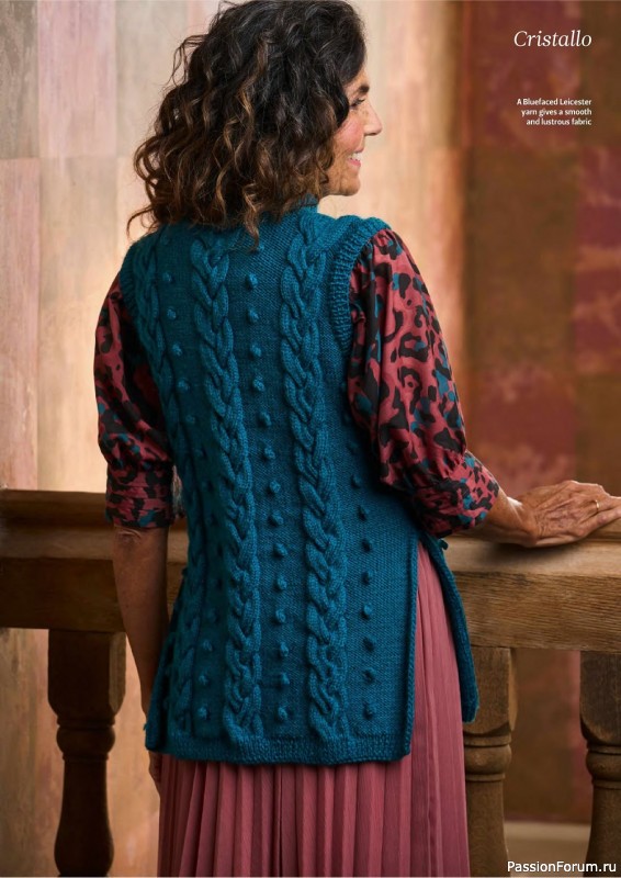 Вязаные модели спицами в журнале «The Knitter №184 2022»