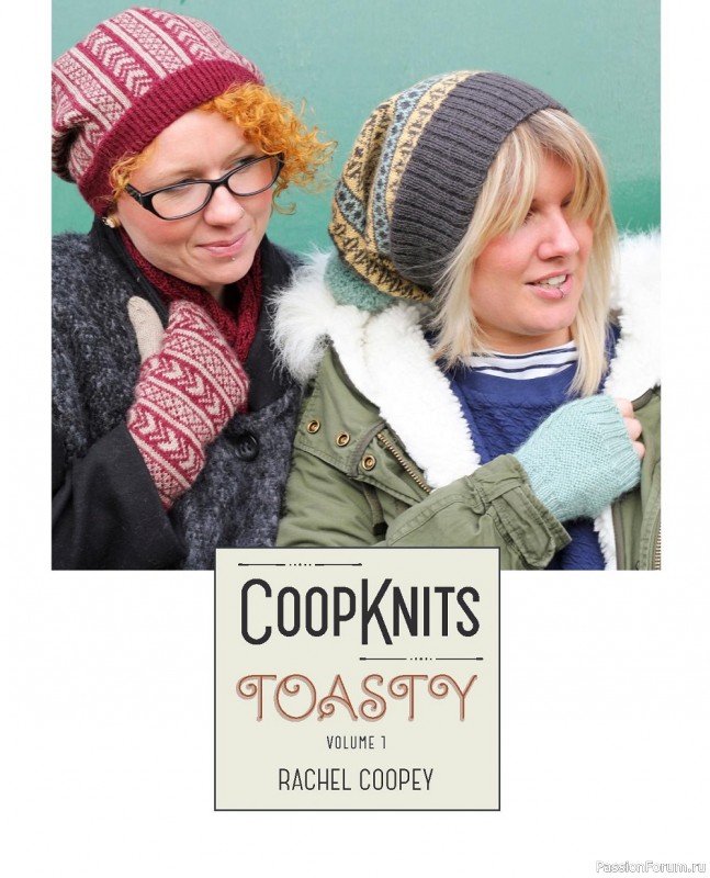 Коллекция моделей шапок в книге «Coop Knits Toasty - Volume 1-2»