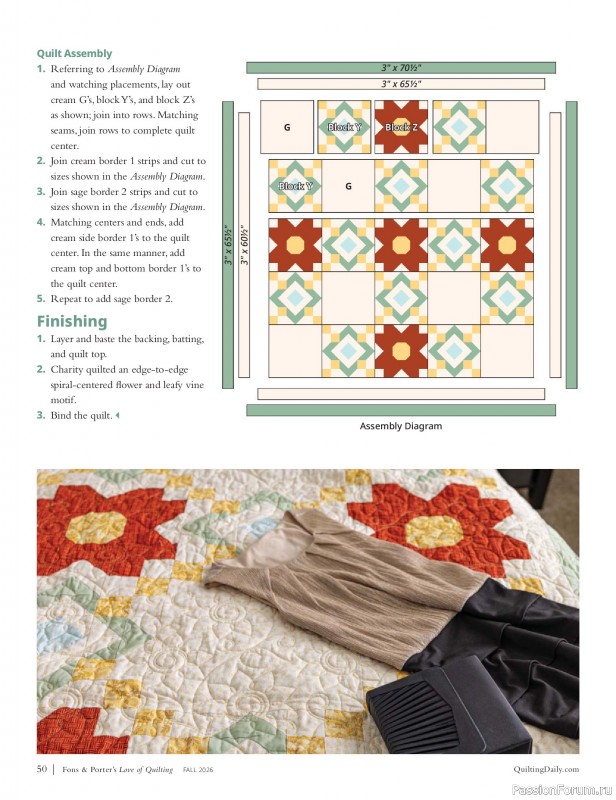 Коллекция проектов для рукодельниц в журнале &laquo;Love of Quilting - Fall 20266&raquo;