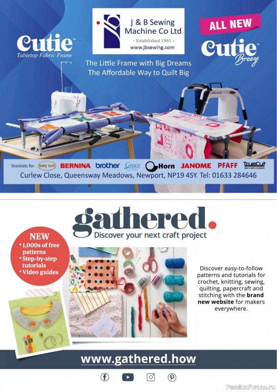 Коллекция проектов для рукодельниц в журнале «Love Patchwork & Quilting №145 2024»