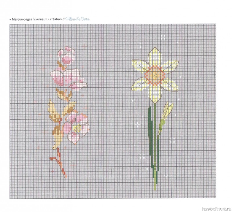 Коллекция вышивки в книге «Reves de fleurs - 2026»