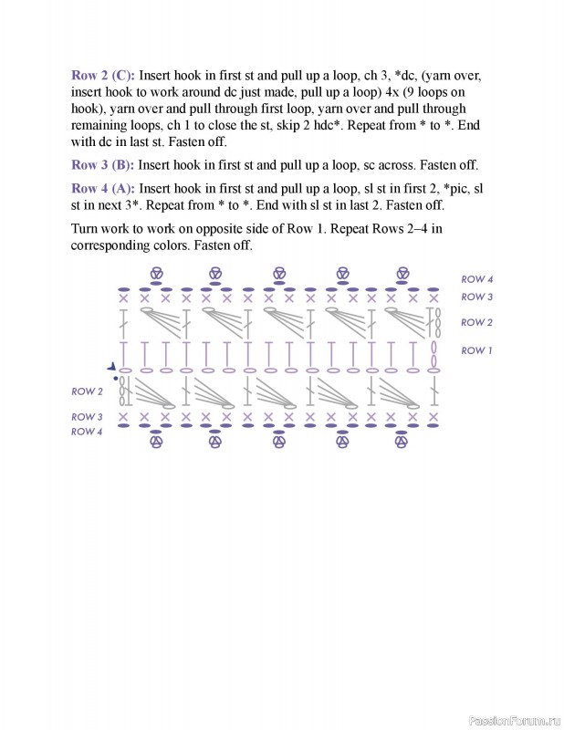 Вязаные проекты в книге &laquo;150 Crochet Borders&raquo;. Часть 1