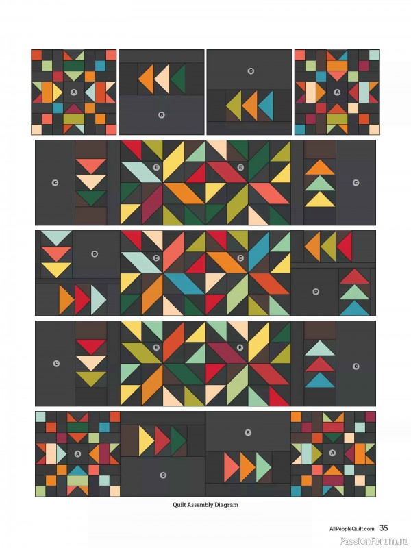 Коллекция проектов для рукодельниц в журнале «American Patchwork & Quilting №198 2025»