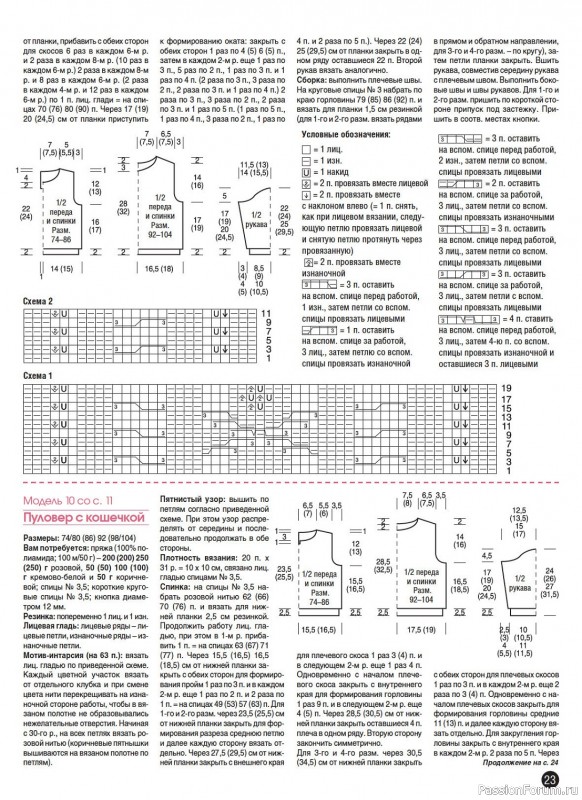 Вязаные модели в журнале «Сабрина. Спецвыпуск №6 2023»