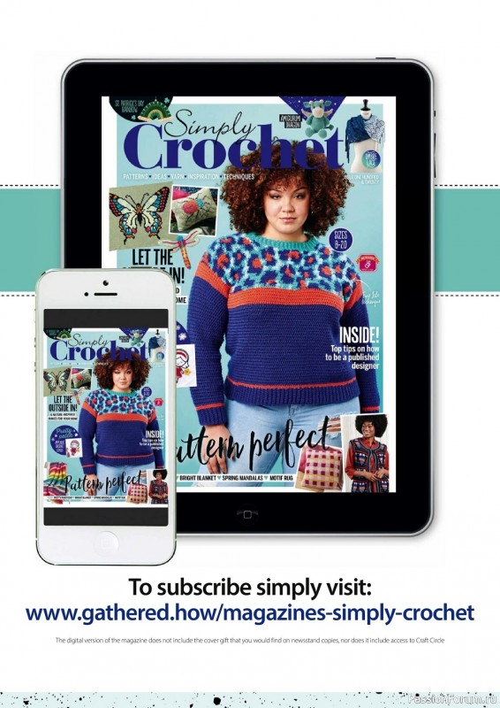 Вязаные проекты крючком в журнале «Simply Crochet №121 2022»