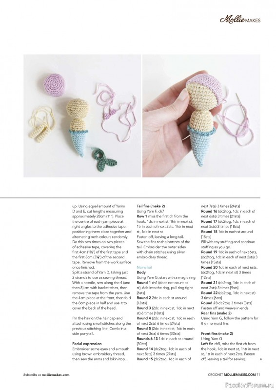 Вязаные проекты в журнале &laquo;Mollie Makes - Crochet 2026&raquo;