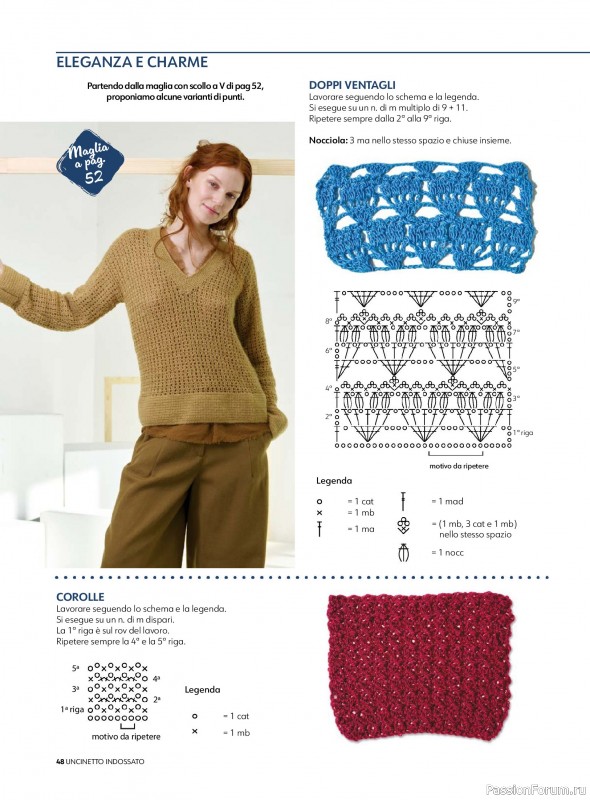 Вязаные проекты в журнале «Uncinetto Indossato №14 2025»
