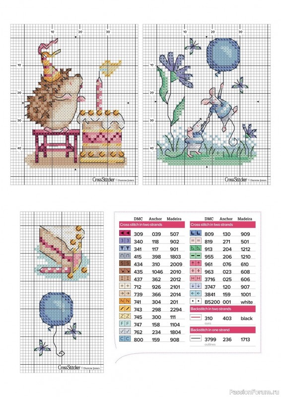 Коллекция вышивки в журнале «CrossStitcher №391 2023»