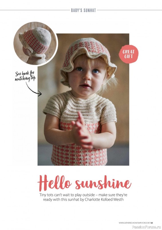 Вязаные проекты крючком в журнале «Simply Crochet №135 2023»