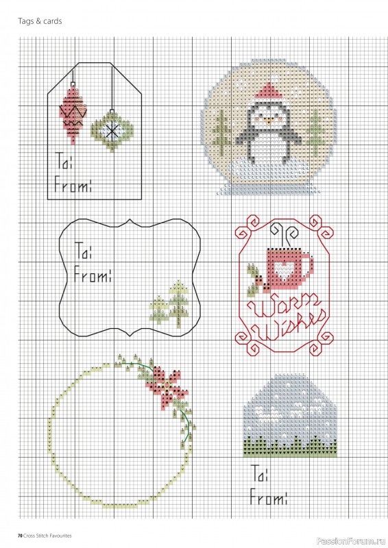 Коллекция вышивки в журнале «Cross Stitch Favourites - Christmas 2023»