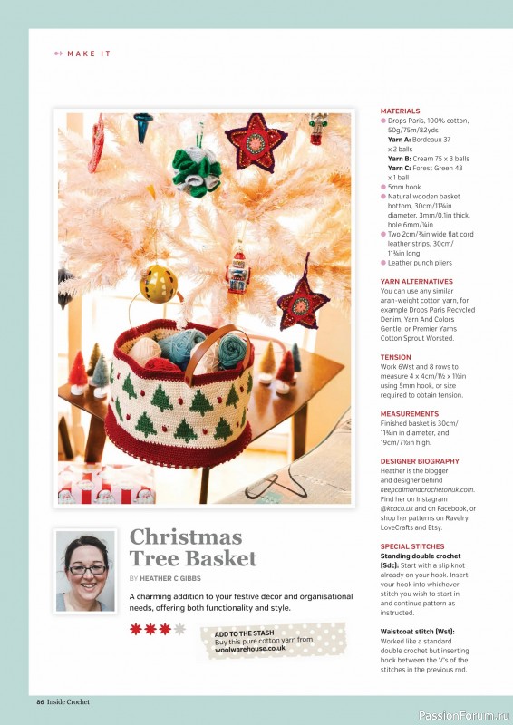 Вязаные проекты крючком в журнале «Inside Crochet №184 2025»