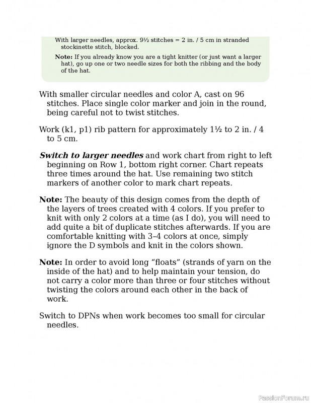 Вязаные проекты в книге «Knitting the U.S.A.». Часть 3