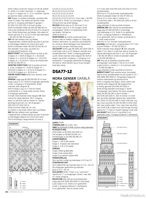 Вязаные проекты в журнале &laquo;Yarnmade №1 2018 Spring & Summer&raquo;. Продолжение