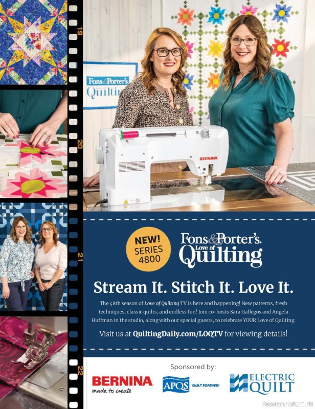 Коллекция проектов для рукодельниц в журнале &laquo;Love of Quilting - Fall 20266&raquo;